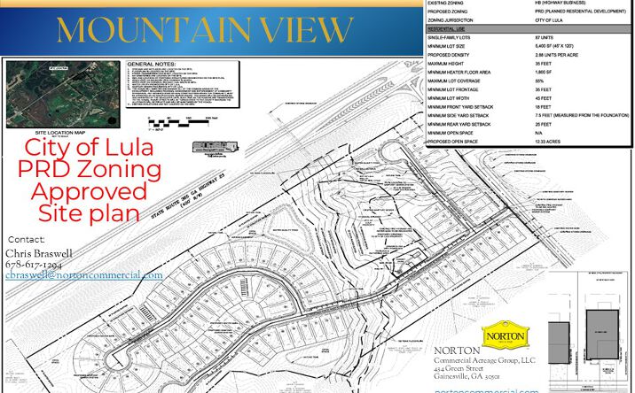 Pictures of Land property located at 5108 Mountain View Parkway, Lula, GA 30554 for sales - image #1
