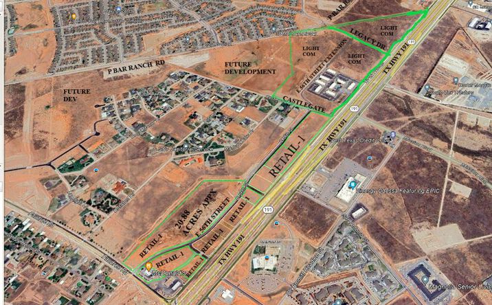 Pictures of Land, Retail property located at 8295 Hwy 191, Odessa, TX 79765 for sales - image #1