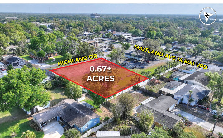 Pictures of Land, Multifamily, Office property located at 660 Highland Dr, Altamonte Springs, FL 32701 for sales - image #1