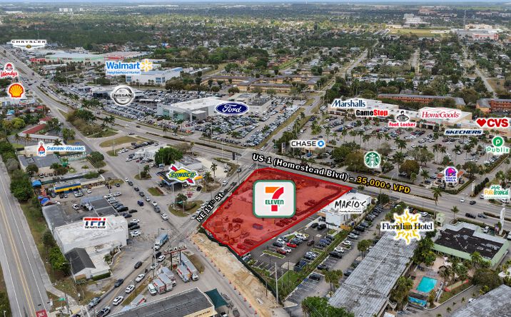 Pictures of Retail property located at 1090 N Homestead Blvd, Homestead, FL 33033 for sales - image #1