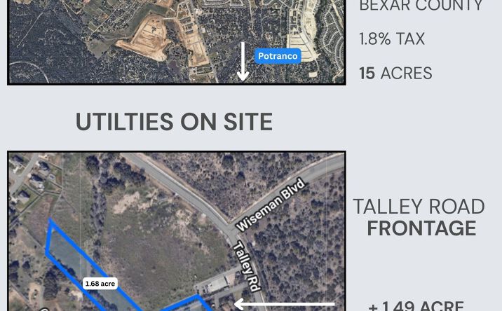 Pictures of Land, Mixed Use, Office, Retail, Special Purpose property located at 00 Talley Rd, San Antonio, TX 78253 for sales - image #1