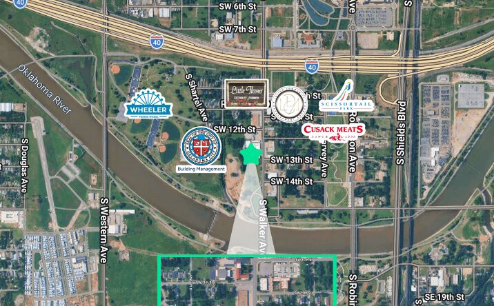 Pictures of Industrial property located at 1301 S Walker Ave, Oklahoma City, OK 73109 for sales - image #1