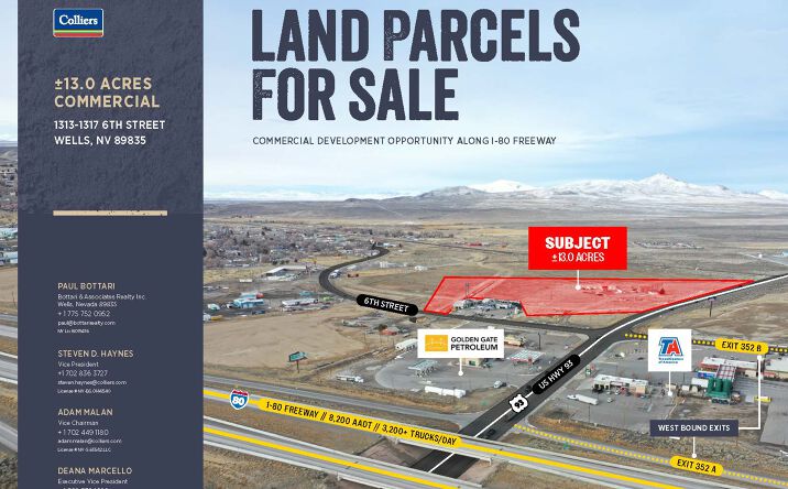 Pictures of Land property located at 1313-1317 6th Street, Wells, NV 89835 for sales - image #1