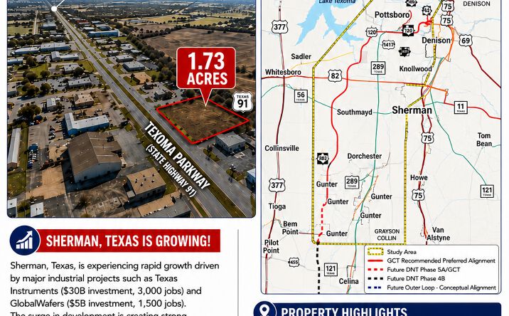 Pictures of Land property located at TBD Texoma Pkwy, Sherman, TX 75090 for sales - image #1