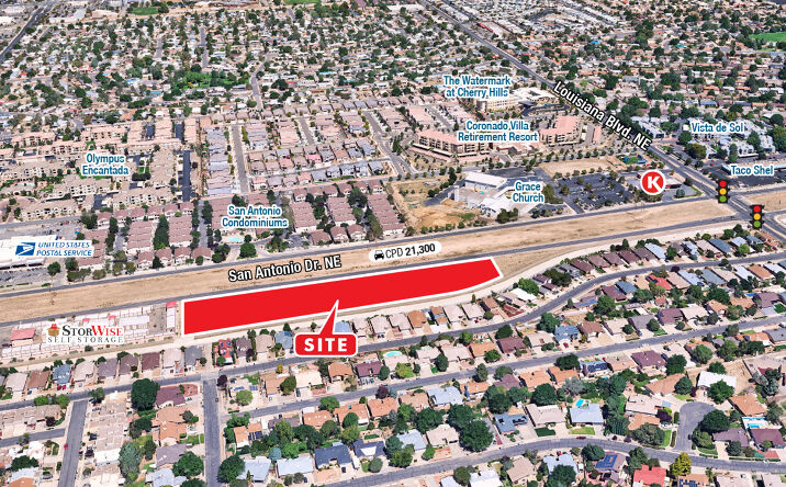 Pictures of Land property located at SWQ Louisiana Blvd & San Antonio, Albuquerque, NM 87109 for sales - image #1