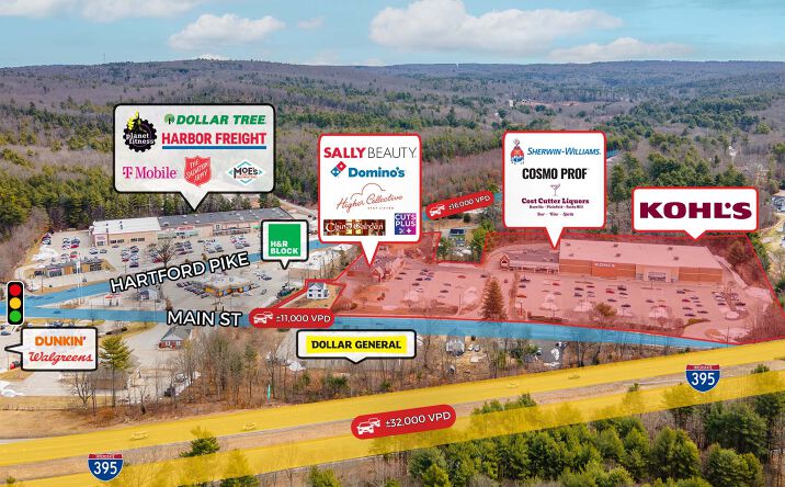 Pictures of Retail property located at 1050 N Main St, Killingly, CT 06241 for sales - image #1