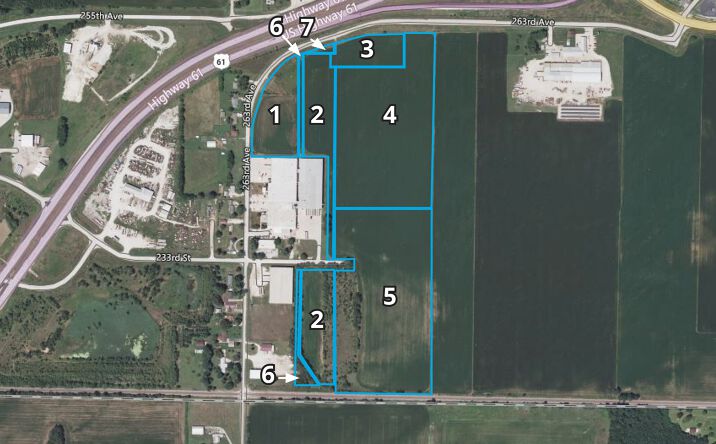 Pictures of Land property located at Hwy 61 and 263rd Ave, Fort Madison, IA 52627 for sales - image #1