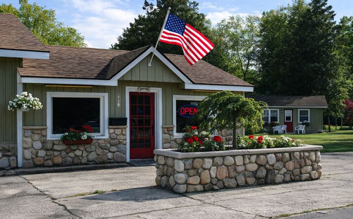Pictures of Hospitality, Multifamily property located at 11481 Main St, Honor, MI 49640 for sales - image #1