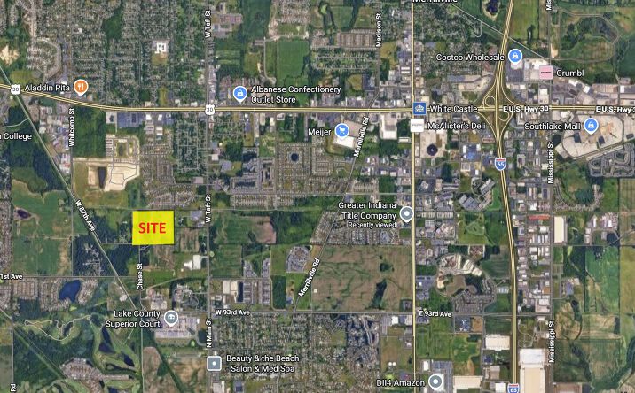Pictures of Land, Multifamily property located at 8731 Chase St, Merrillville, IN 46410 for sales - image #1