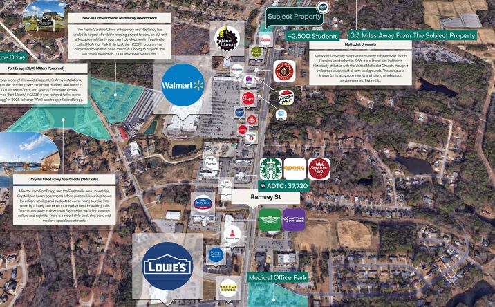 Pictures of Retail, Special Purpose property located at 5011 Ramsey St, Fayetteville, NC 28311 for sales - image #1