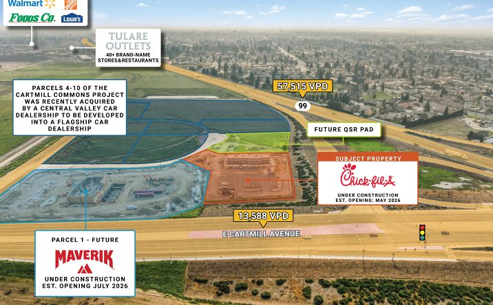 Pictures of Retail property located at 2977 Market Dr, Tulare, CA 93274 for sales - image #1