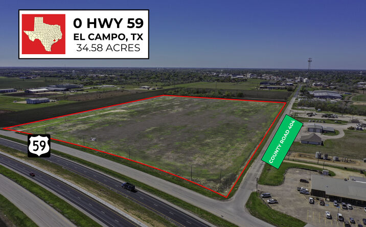 Pictures of Industrial, Office, Retail property located at 0 Hwy 59, El Campo, TX 77437 for sales - image #1