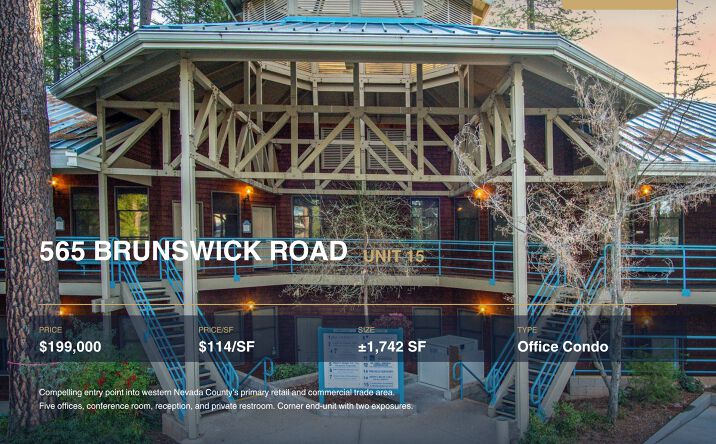 Pictures of Office property located at 565 Brunswick Rd, Grass Valley, CA 95945 for sales - image #1