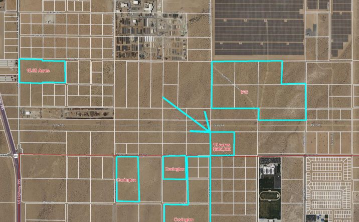 Pictures of Land property located at Northeast Corner of Holly & Emerald, Adelanto, CA 92301 for sales - image #1