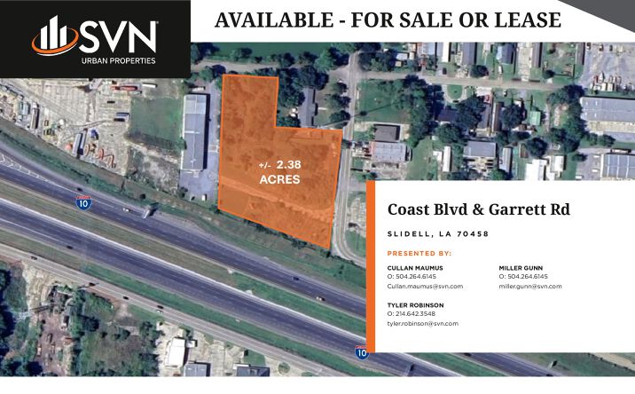 Pictures of Land property located at Coast Blvd & Garrett Rd, Slidell, LA 70458 for sales - image #1