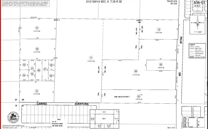 Pictures of Land property located at Desert Hot Springs, Desert Hot Springs, CA 92240 for sales - image #1