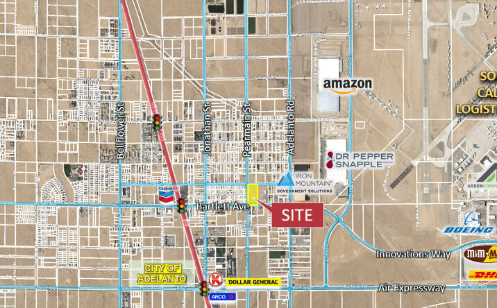 Pictures of Land property located at Bartlett Ave, Adelanto, CA 92301 for sales - image #1