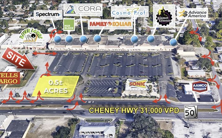 Pictures of Land property located at 686 Cheney Hwy, Titusville, FL 32780 for sales - image #1