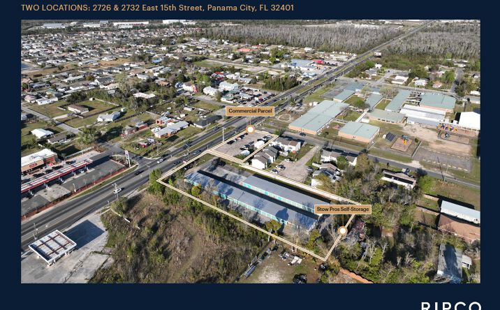 Pictures of Land, Self Storage property located at 2726 East 15th St, Panama City, FL 32405 for sales - image #1