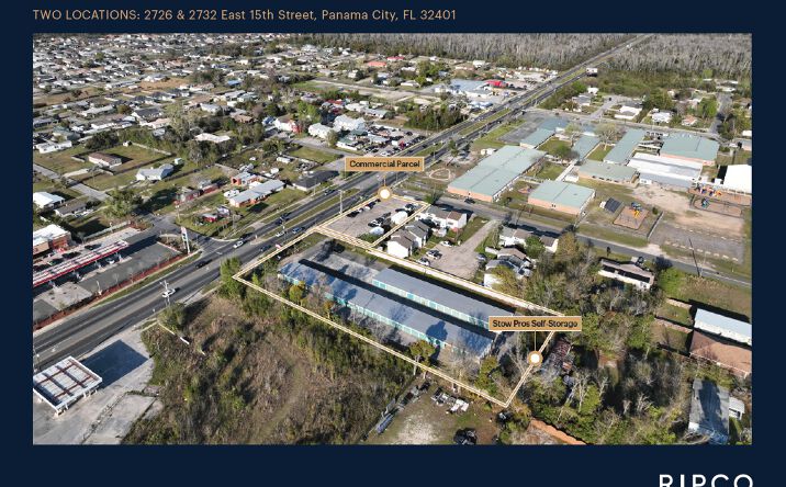 Pictures of Land, Self Storage property located at 2726 East 15th St, Panama City, FL 32405 for sales - image #1
