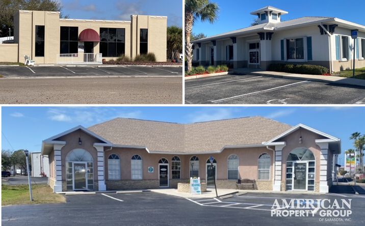 Pictures of Office property located at 2001 S McCall Rd, Englewood, FL 34223, 17835 Murdock Cir, Port Charlotte, FL 33948, 115 Shamrock Blvd, Venice, FL 34293 for sales - image #1