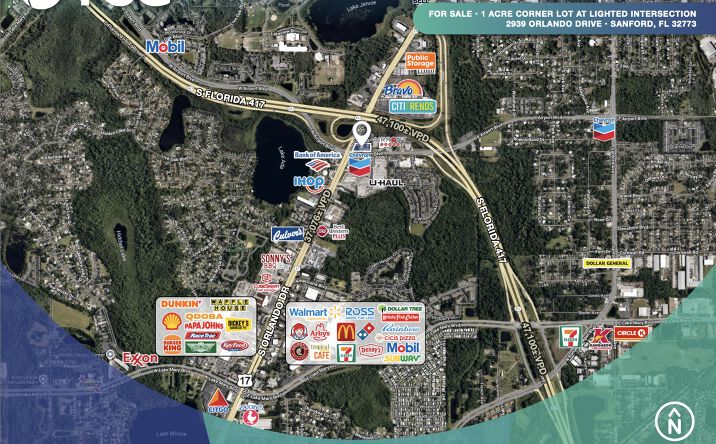 Pictures of Retail property located at 2939 S Orlando Dr, Sanford, FL 32773 for sales - image #1