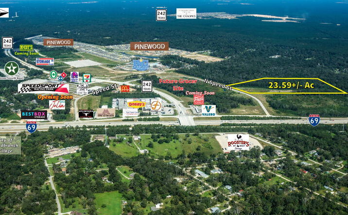 Pictures of Land, Mixed Use, Retail property located at N Speed St, New Caney, TX 77357 for sales - image #1