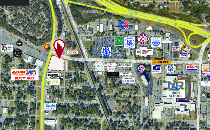 Pictures of Land property located at 900 Pershing Blvd, North Little Rock, AR 72114 for sales - image #1