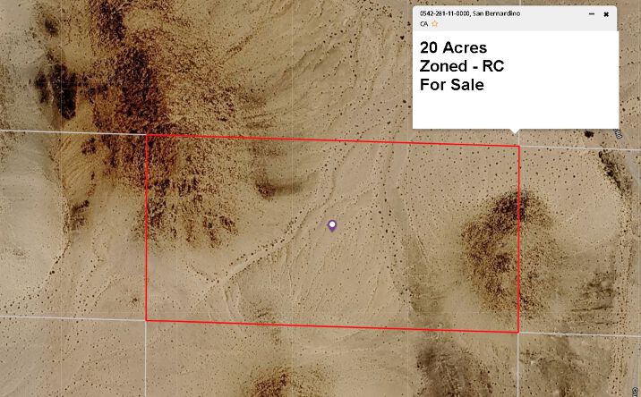 Pictures of Land property located at Crucero Rd, Crucero, CA 92309 for sales - image #1