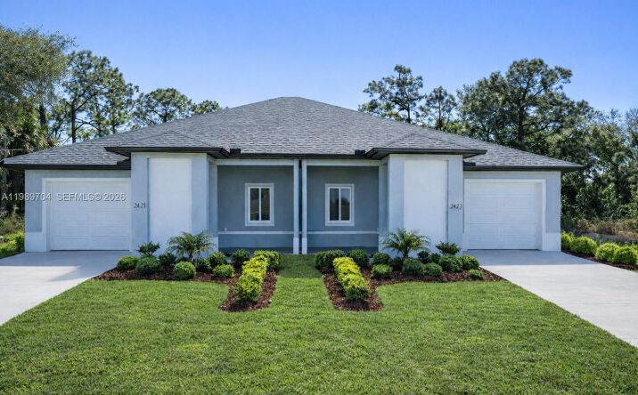 Pictures of Multifamily property located at 2421/2423 milton ave s, Lehigh Acres, FL 33973 for sales - image #1
