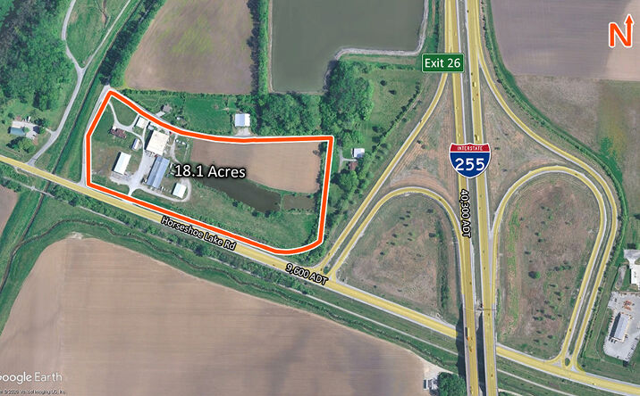 Pictures of Land property located at 4811 Horseshoe Lake Rd, Collinsville, IL 62234 for sales - image #1