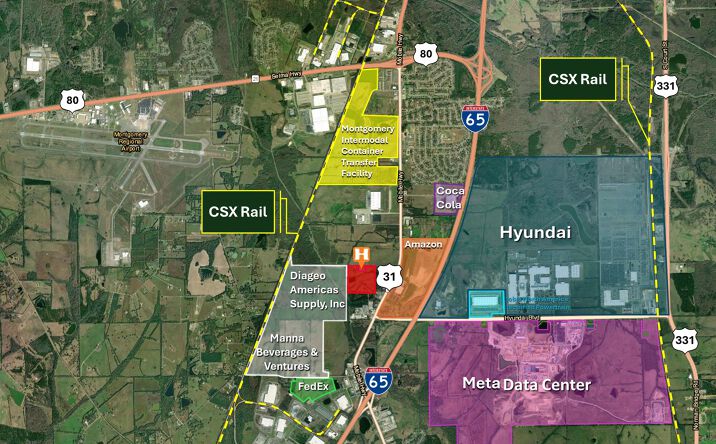Pictures of Industrial, Land, Mixed Use property located at 2955 Carter Ln, Montgomery, AL 36105 for sales - image #1