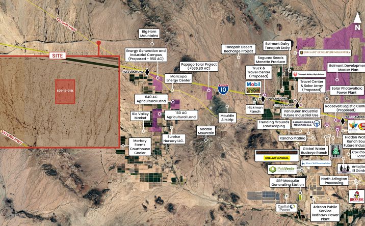 Pictures of Land property located at APN 506-16-013L, Tonopah, AZ 85354 for sales - image #1