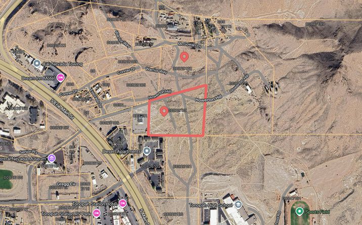 Pictures of Land property located at 216 Howerton Hill, Tonopah, NV 89049 for sales - image #1