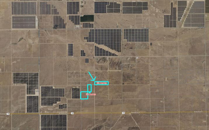 Pictures of Land property located at northeast corner W Avenue C & 150th St W, Lancaster, CA 93536 for sales - image #1