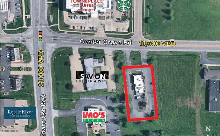 Pictures of Retail property located at 6104 Center Grove Rd, Edwardsville, IL 62025 for sales - image #1