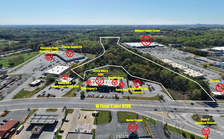 Pictures of Land property located at W Floyd Baker Blvd, Gaffney, SC 29341 for sales - image #1