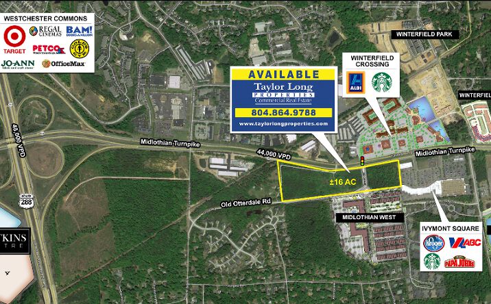 Pictures of Land property located at 14291-14301 Midlothian Turnpike, Midlothian, VA 23113 for sales - image #1