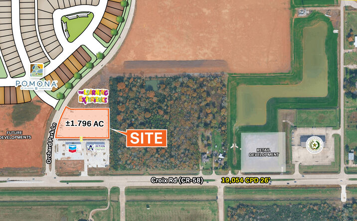 Pictures of Land property located at NEC of Orchard Park Ln & Croix Rd, Manvel, TX 77578 for sales - image #1
