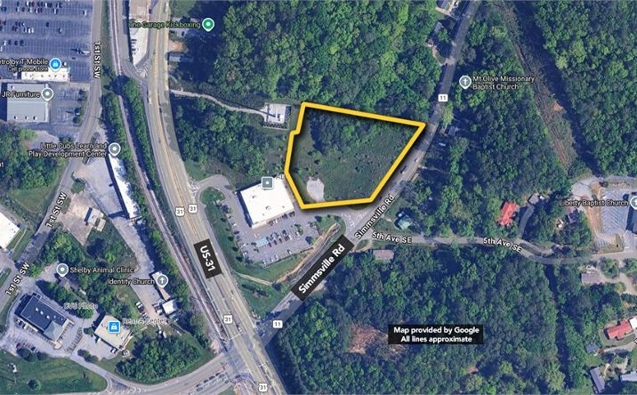 Pictures of Land, Retail property located at 113 Simmsville Rd, Alabaster, AL 35007 for sales - image #1