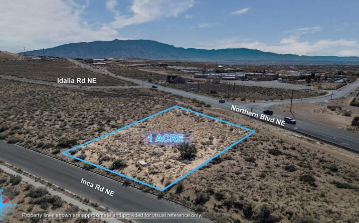 Pictures of Land property located at 1010 Inca Rd NE, Rio Rancho, NM 87124 for sales - image #1