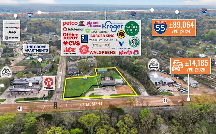 Pictures of Office property located at 5208 N State St, Jackson, MS 39206 for sales - image #1