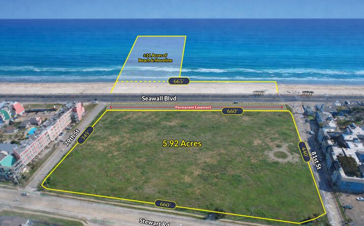 Pictures of Land property located at 8008 Seawall Blvd, Galveston, TX 77551 for sales - image #1