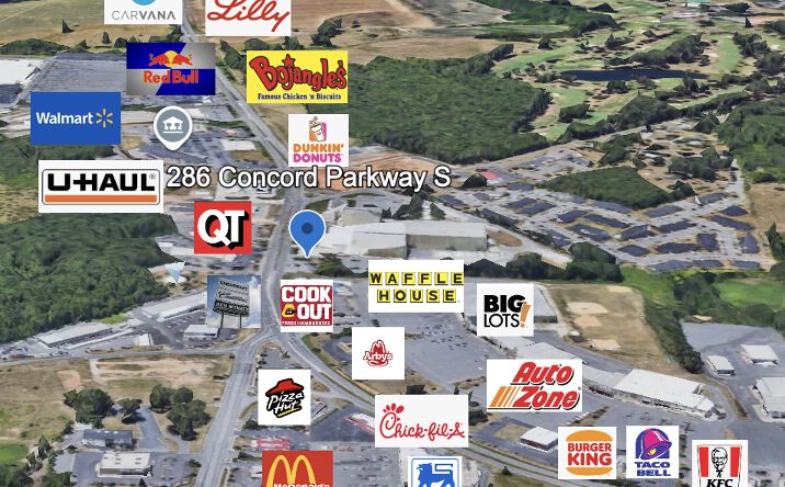 Pictures of Mixed Use, Retail property located at 286 Concord Pkwy S, Concord, NC 28025 for sales - image #1