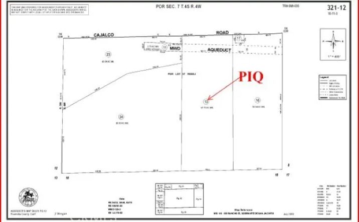 Pictures of Land property located at 18591 Cajalco, Perris, CA 92570 for sales - image #1