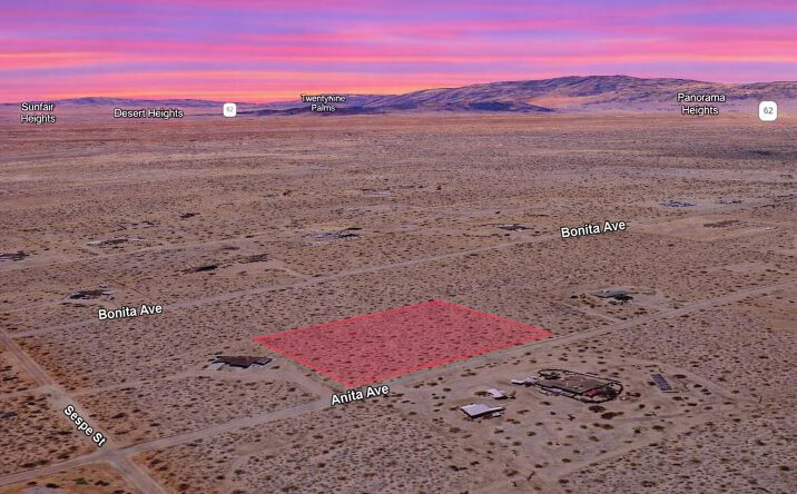Pictures of Land property located at Anita Ave, Landers, CA 92285 for sales - image #1