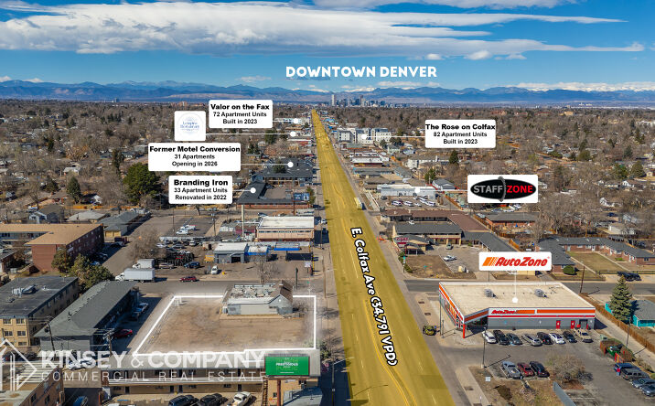 Pictures of Land, Retail property located at 8800 E Colfax Ave, Denver, CO 80220 for sales - image #1