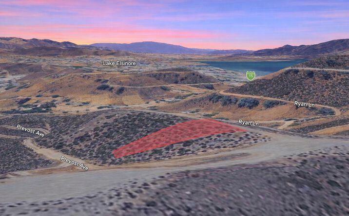 Pictures of Land property located at Ryan Lane, Lake Elsinore, CA 92530 for sales - image #1