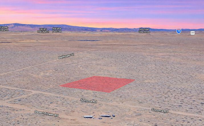 Pictures of Land property located at Sonoma Rd, Adelanto, CA 92301 for sales - image #1