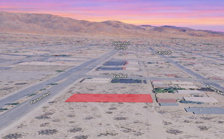Pictures of Land property located at Pierson Blvd, Desert Hot Springs, CA 92240 for sales - image #1